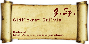 Glöckner Szilvia névjegykártya
